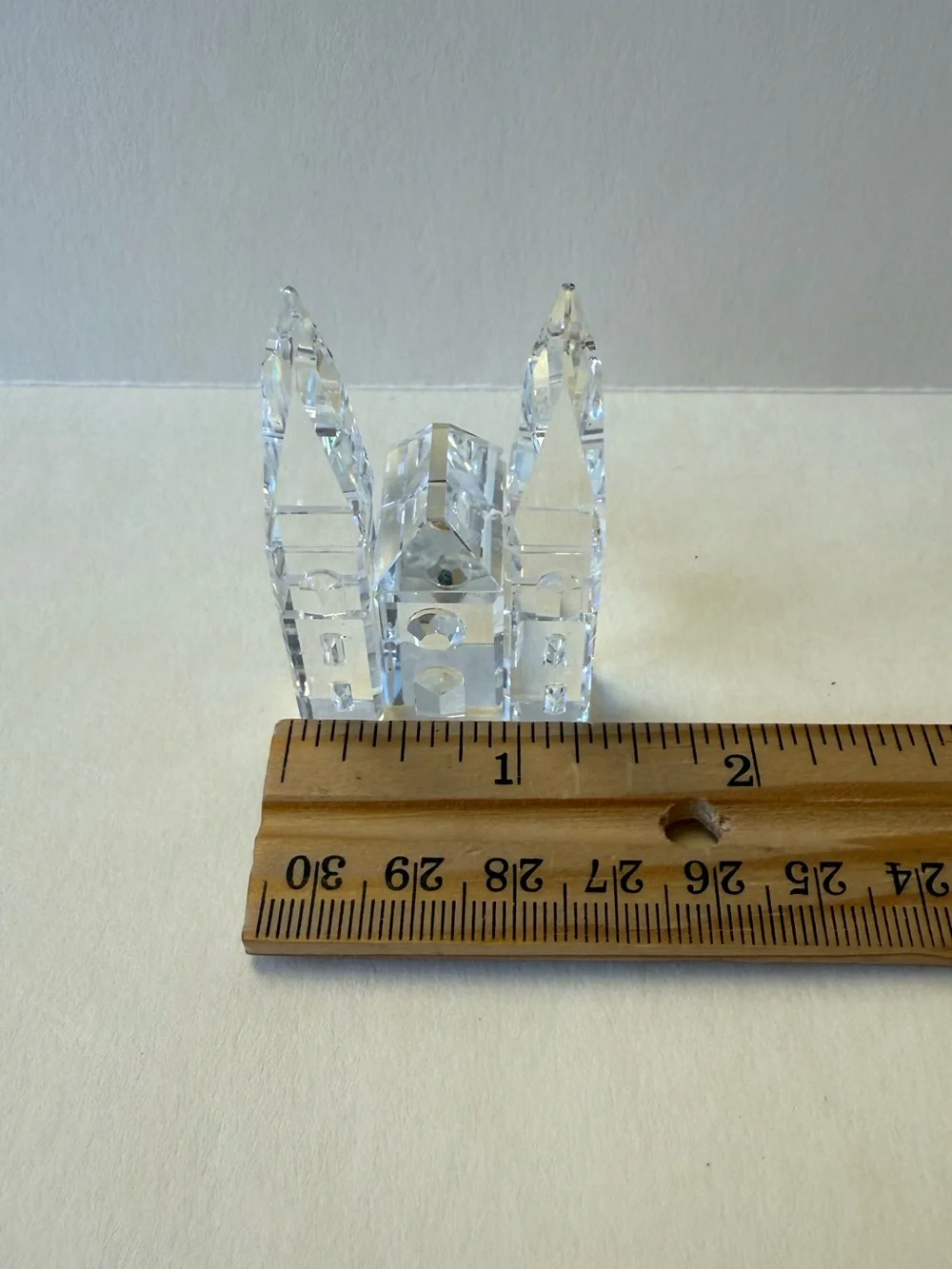 Swarovski Crystal Cathedral Church City Collectible Home Decor Figure - No Box.
